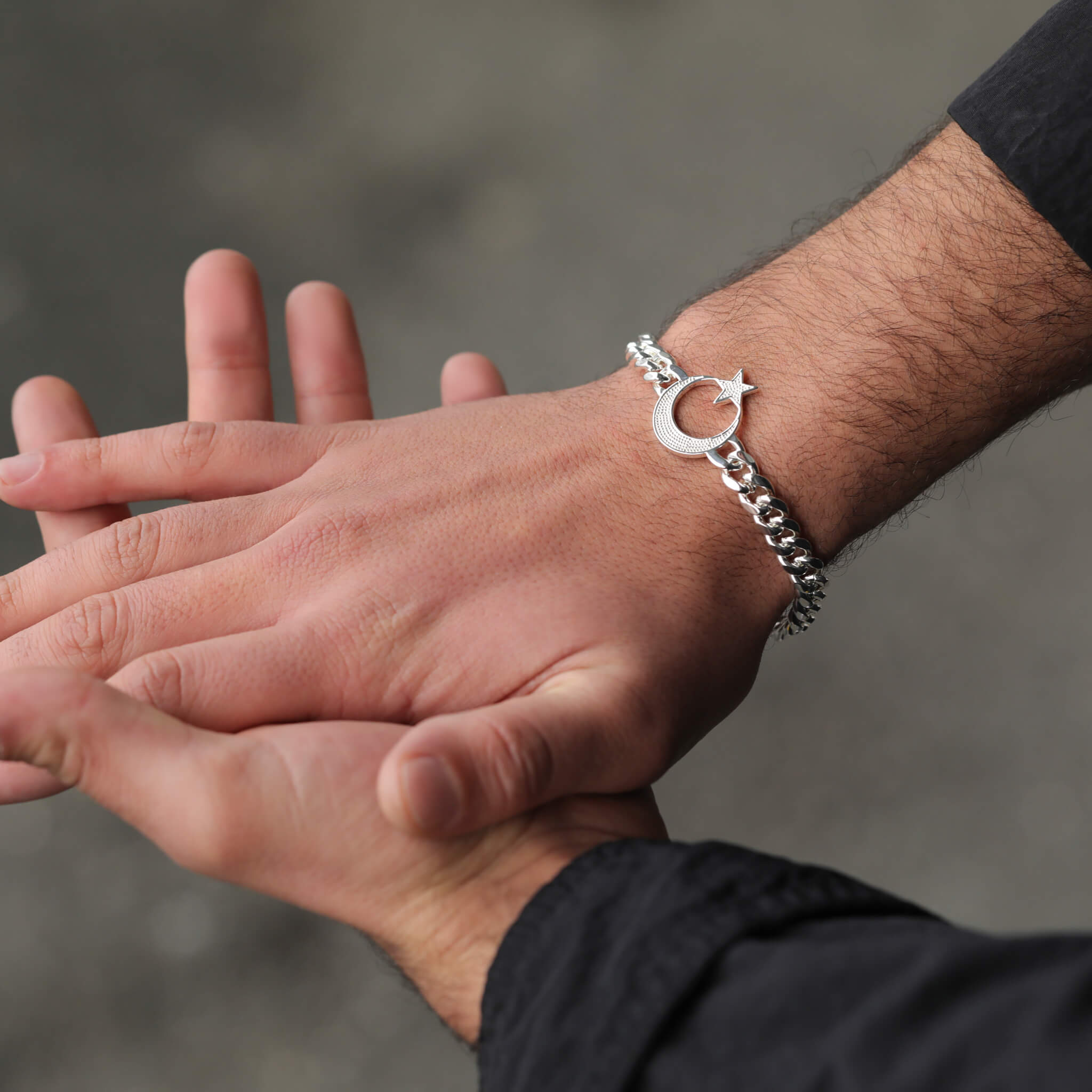 Turkish flag bracelet for men d'origine