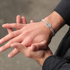 Greek Cross Bracelet | Men