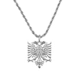 Albania Eagle Necklace V2 | Men - Stainless Steel