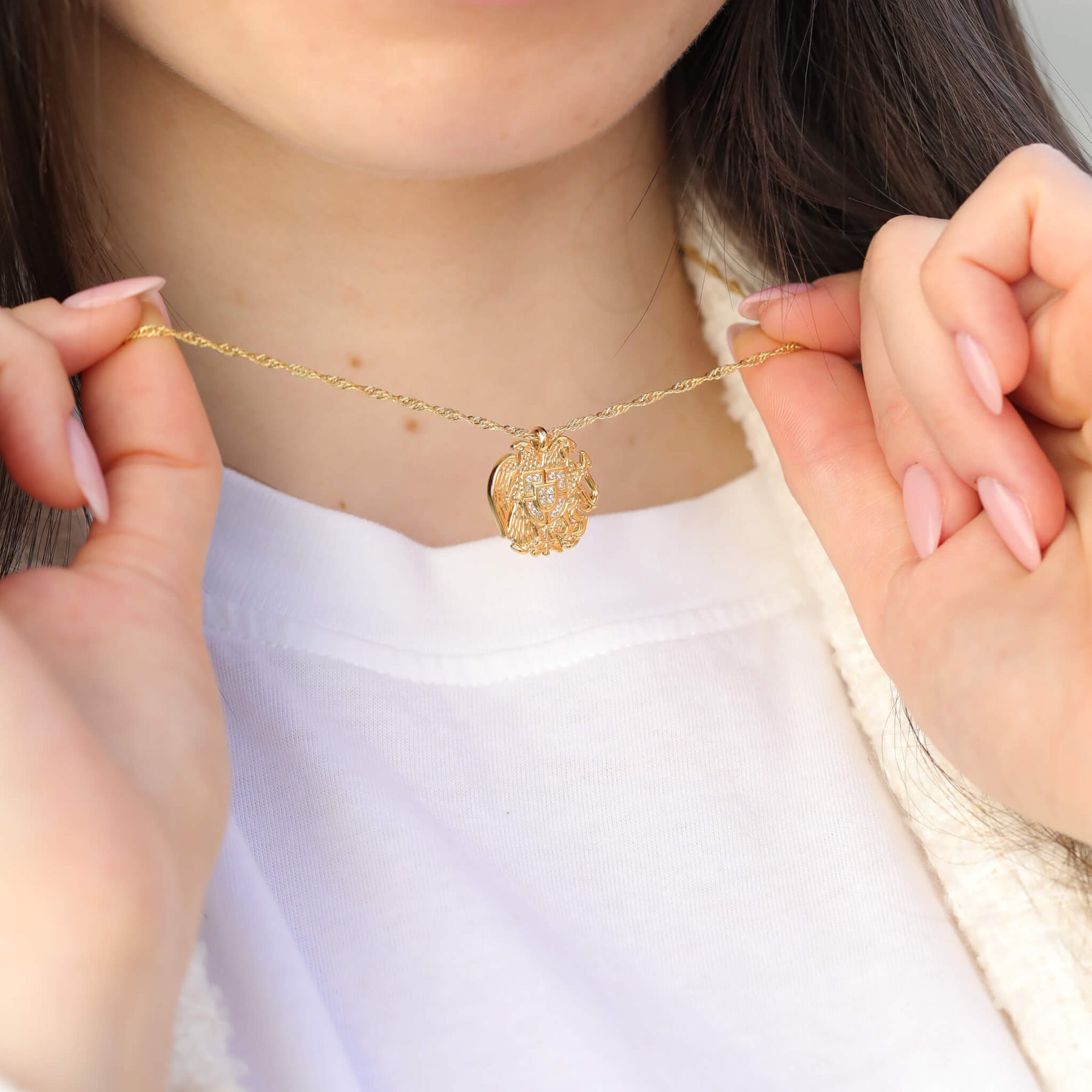 Armenian Flag Necklace | Women