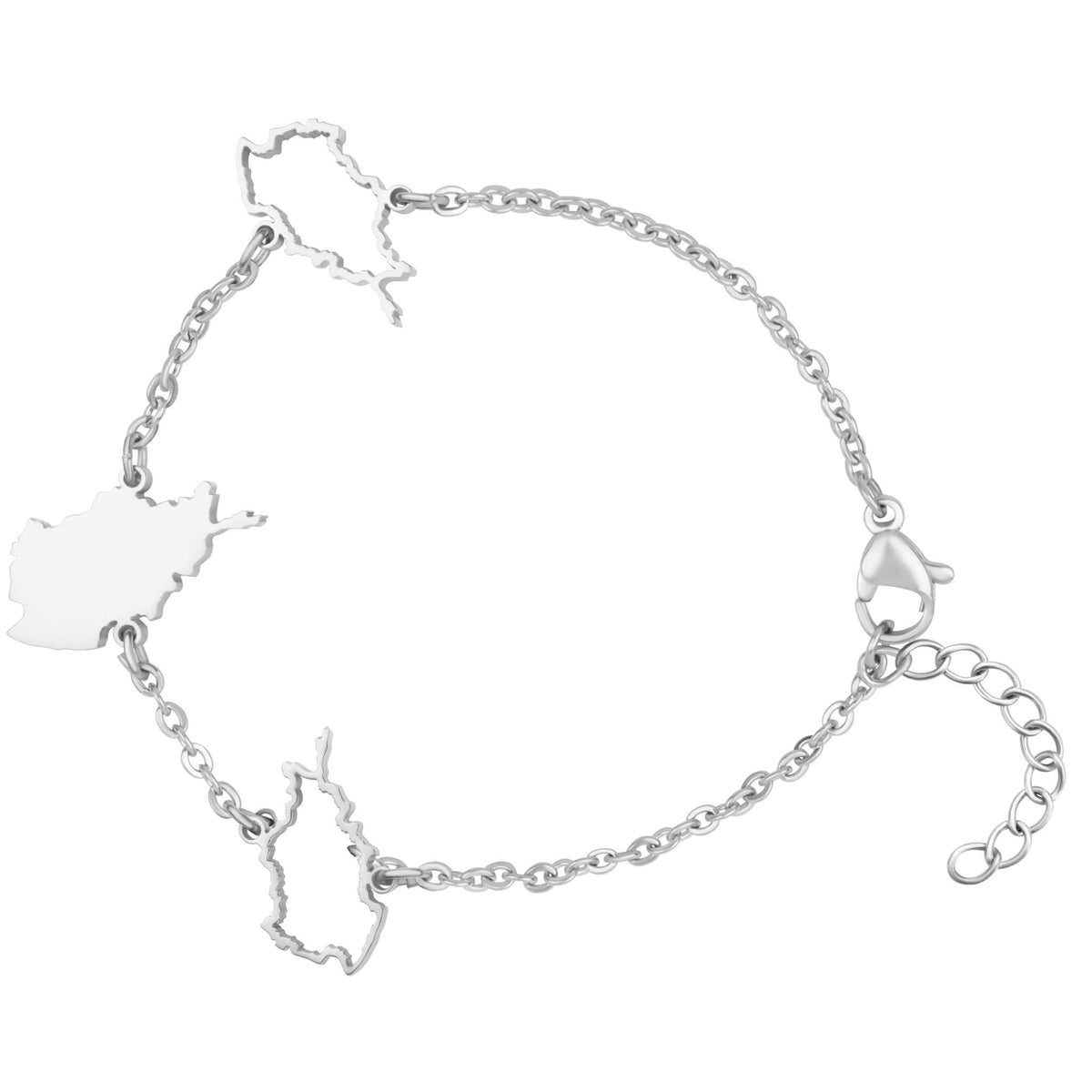 Afghanistan Map Bracelet | Unisex