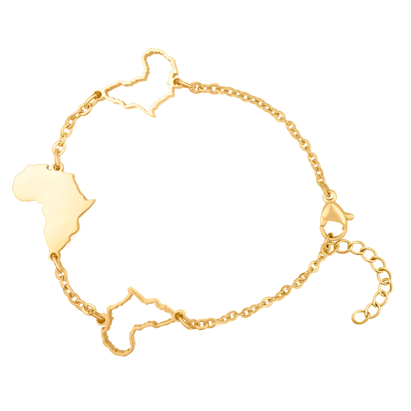 Africa Map Bracelet | Unisex