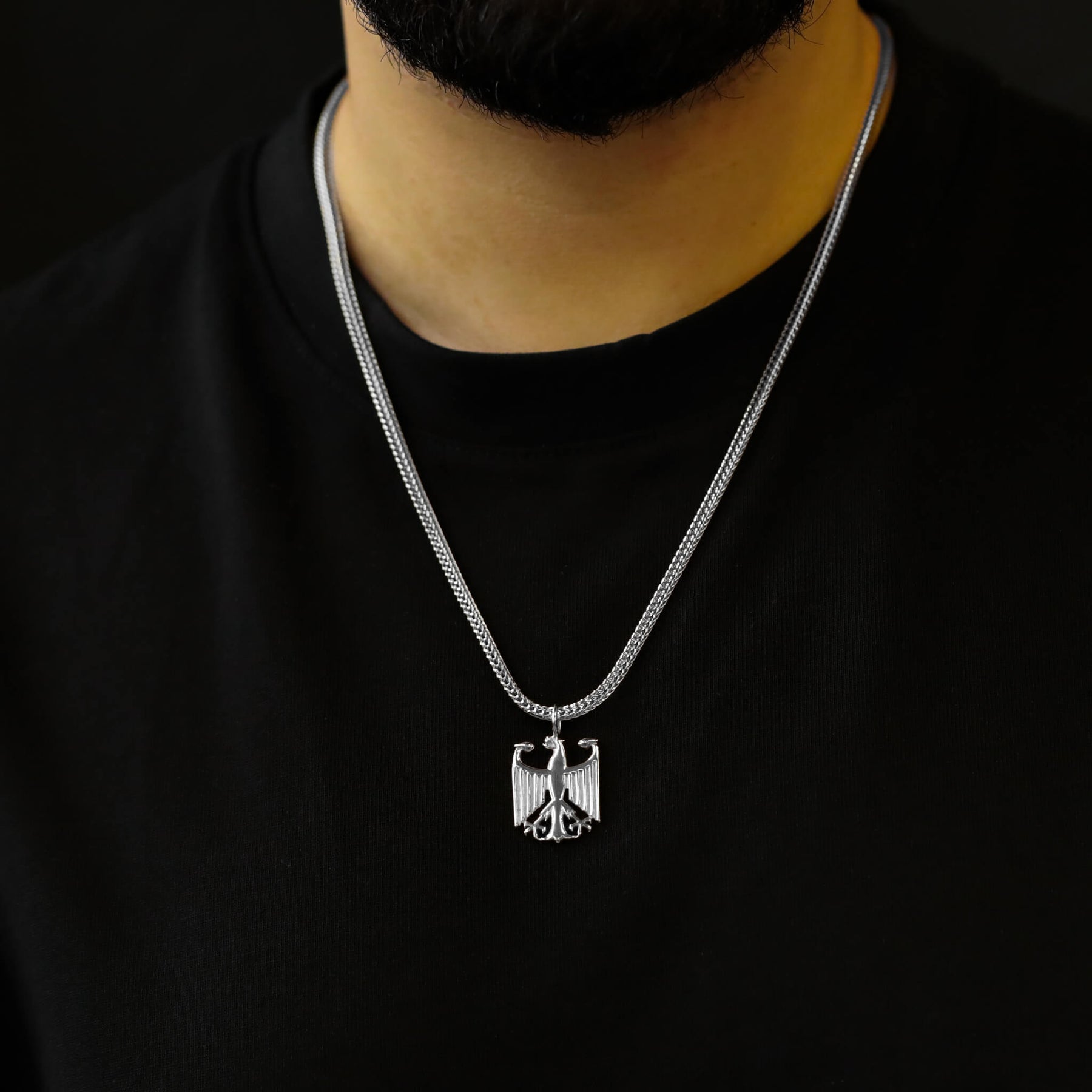 Germany Eagle Necklace V2 | Men - Stainless Steel