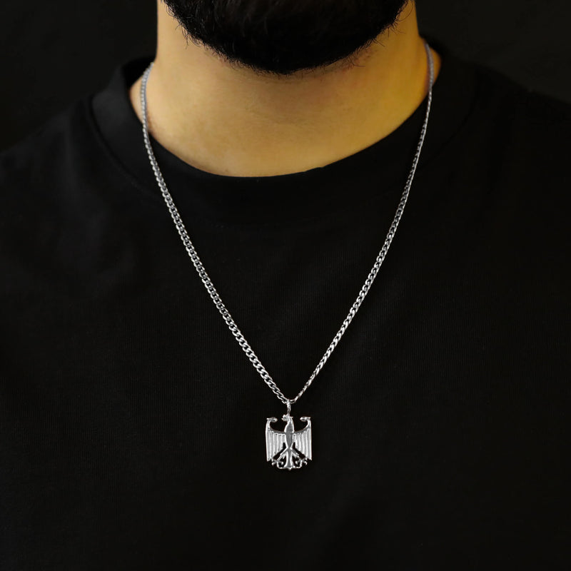 Germany Eagle Necklace V2 | Men - Stainless Steel