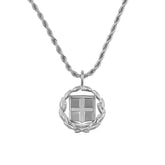 Greece Cross Necklace V2 | Men - Stainless Steel