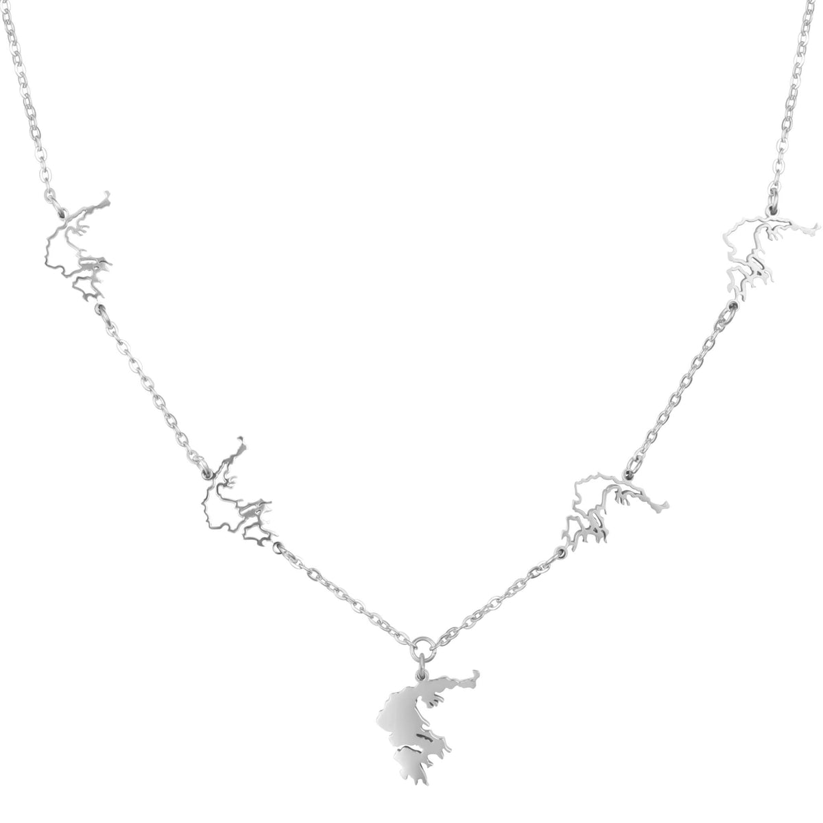 Greece 5-Map Necklace | Women