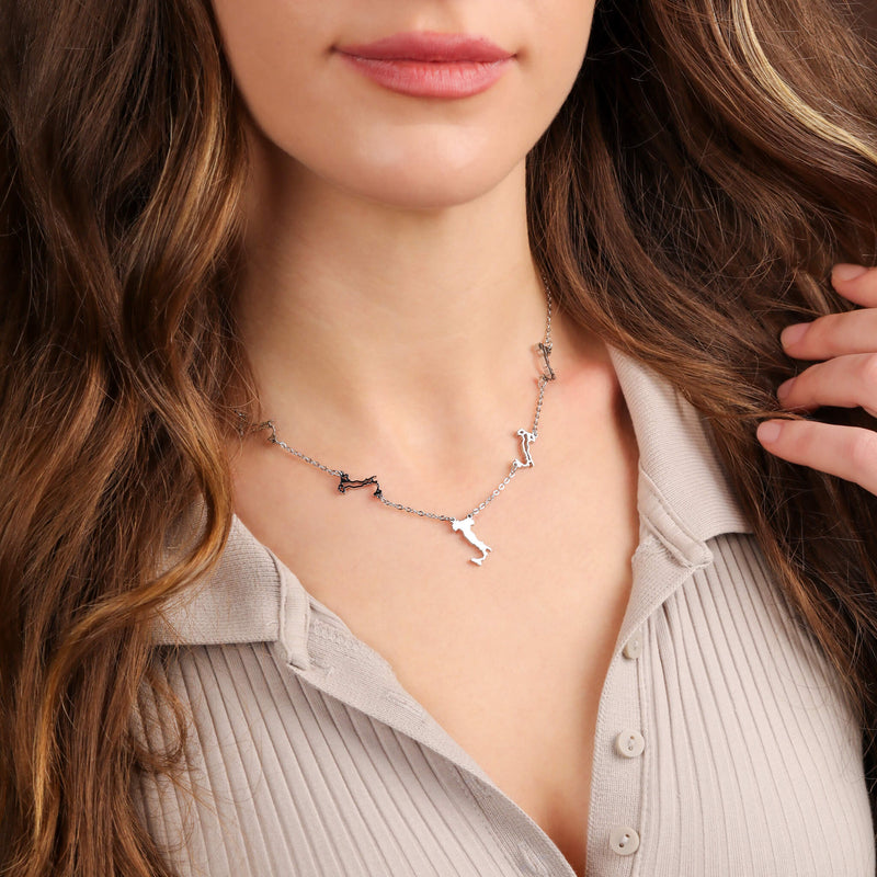 Italy 5-Map Necklace | Women