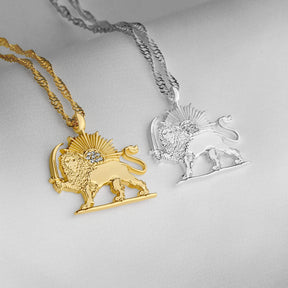 Iranian Lion Necklace | Women