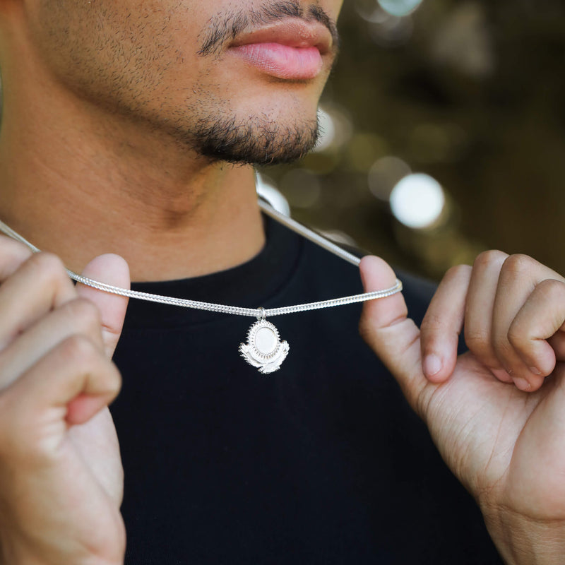 Kazakh Flag Necklace | Men