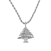 Lebanon Cedar Necklace V2 | Men - Stainless Steel