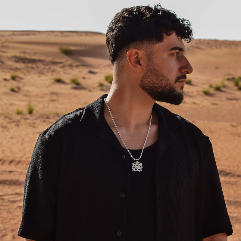 Moroccan Flag Necklace | Men