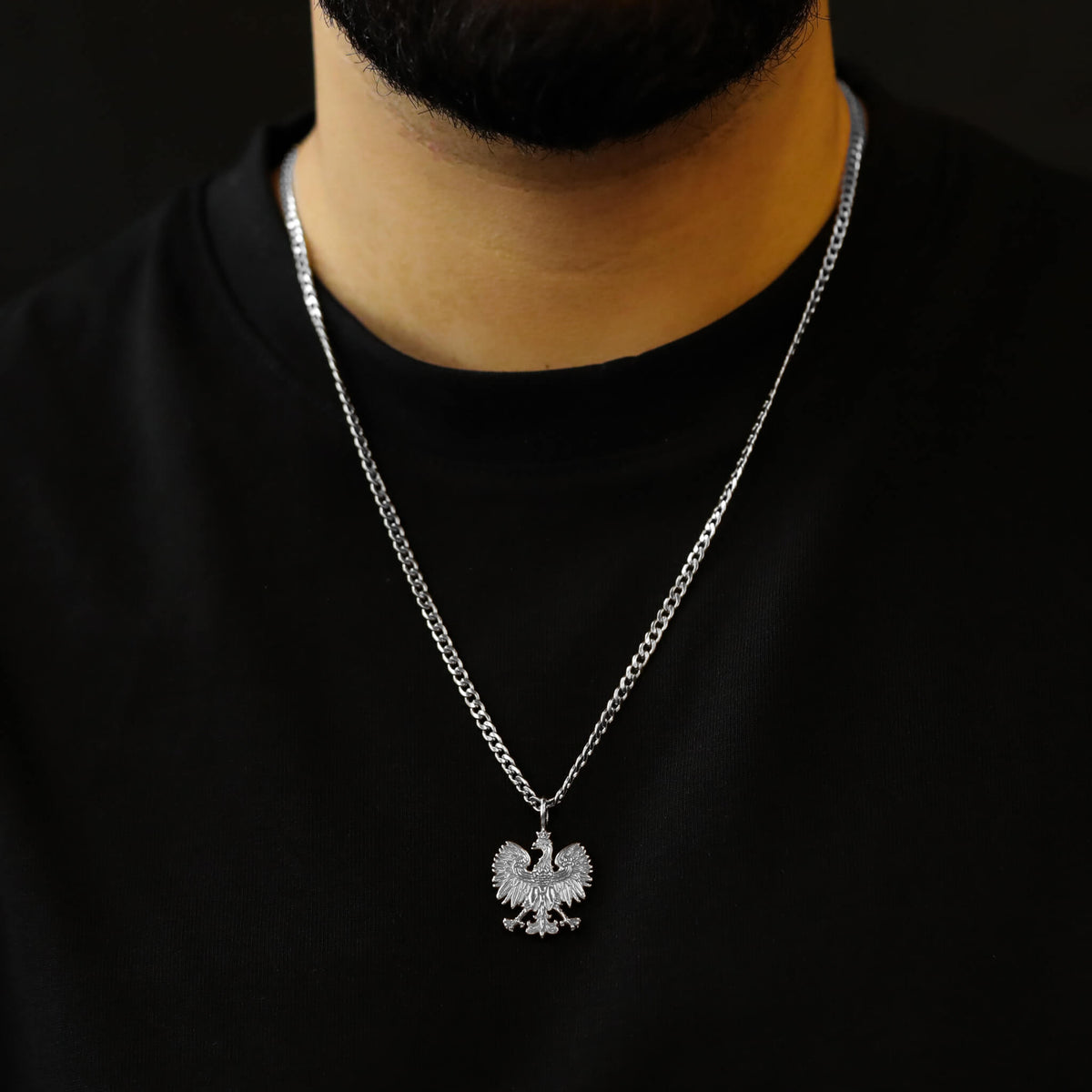 Poland Eagle Necklace V2 | Men - Stainless Steel