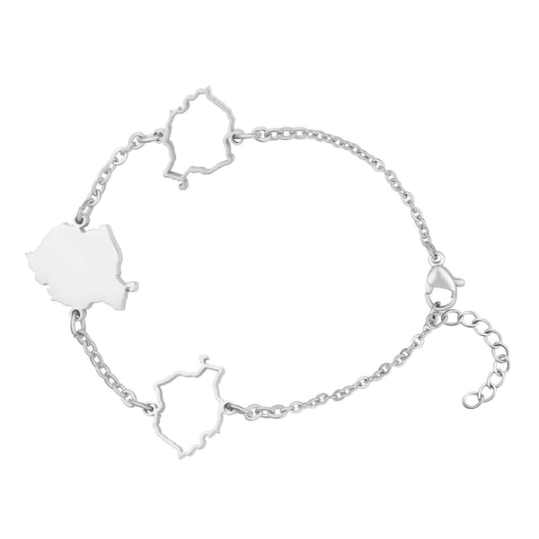 Romania Map Bracelet | Unisex