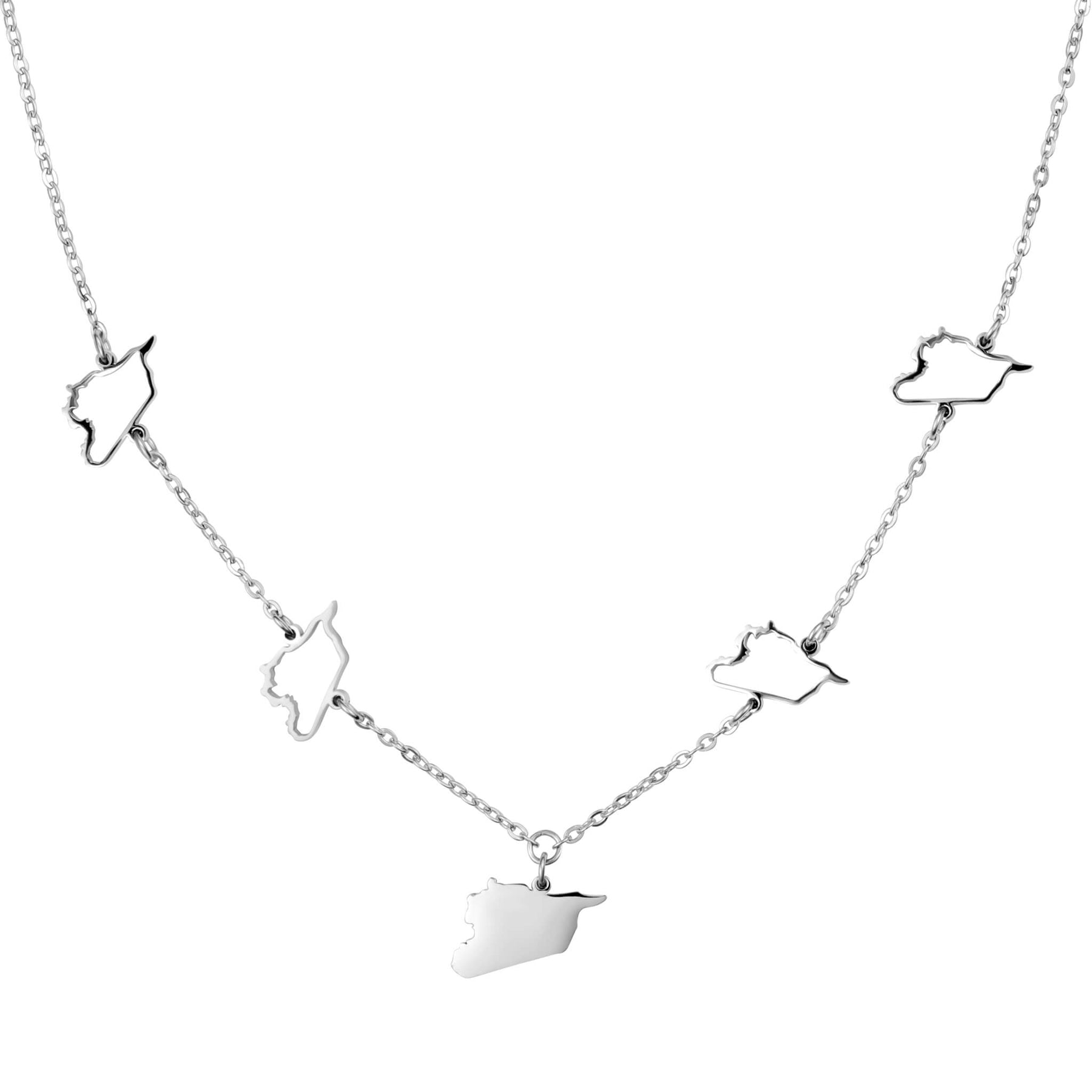 Syria 5-Map Necklace | Women