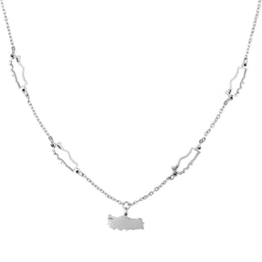 Turkey 5-Map Necklace | Women