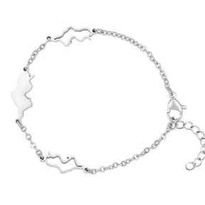 Tunisia Map Bracelet | Unisex