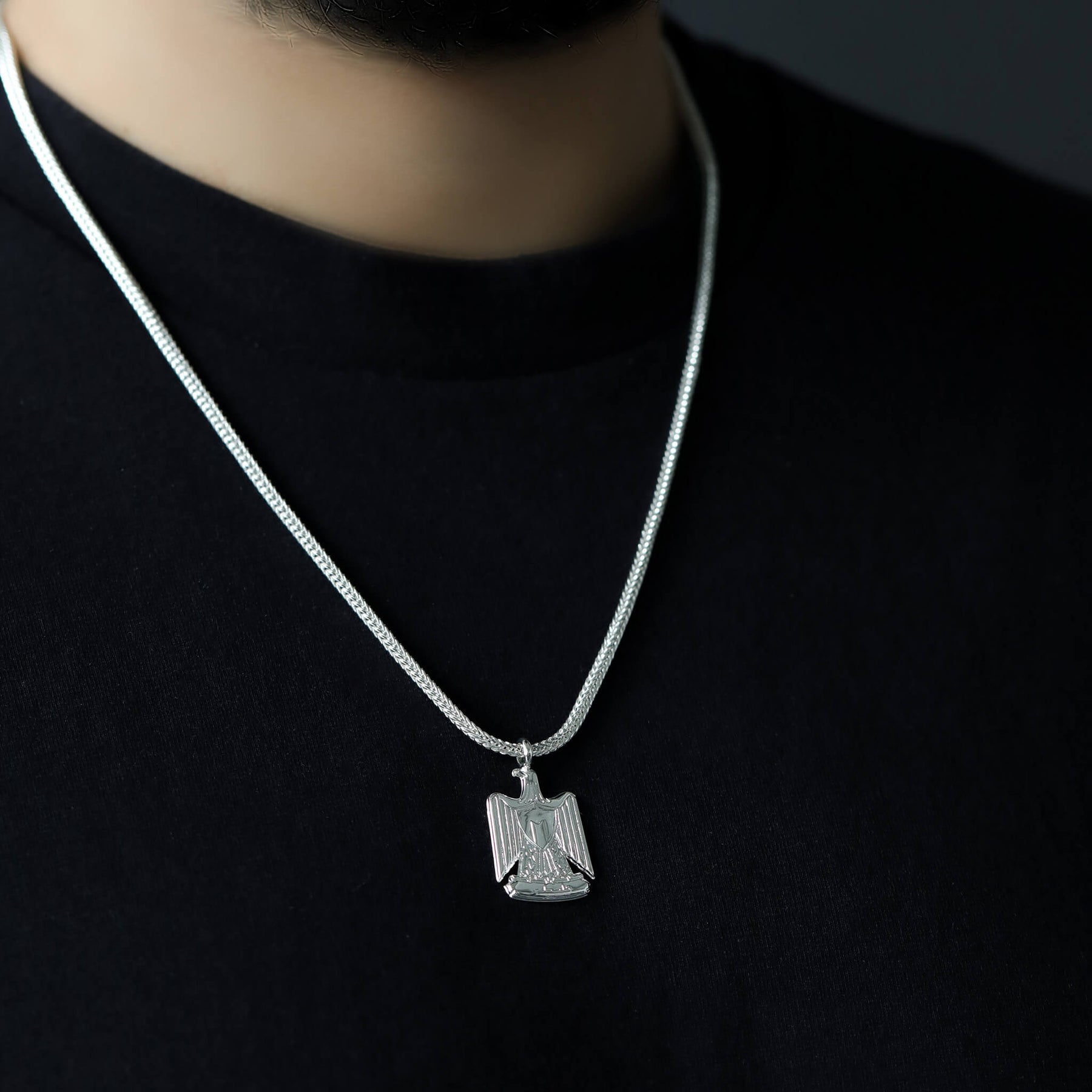 Palestinian Eagle Necklace | Men