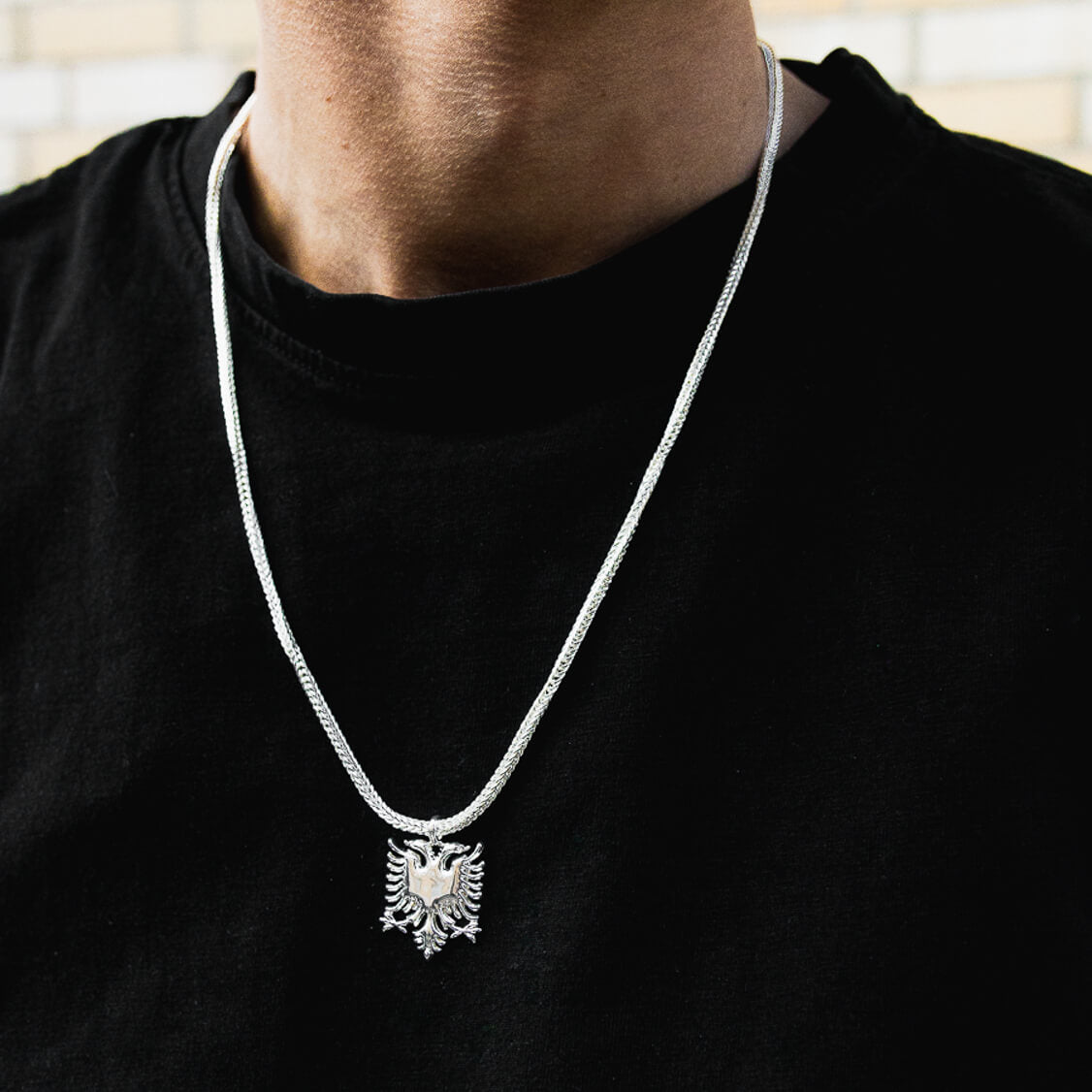 Albanian Eagle Necklace | Men