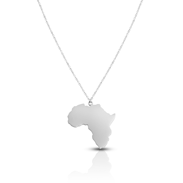 Afrika Kette Damen Silber