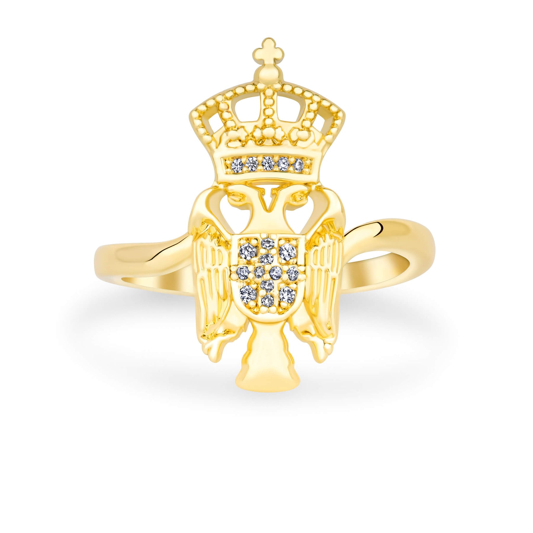 Serbien Wappen Ring | Damen