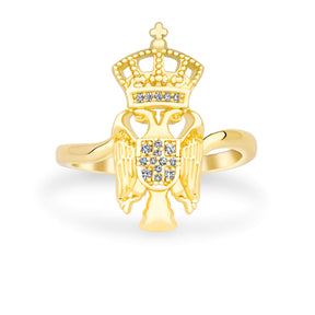 Serbien Wappen Ring | Damen