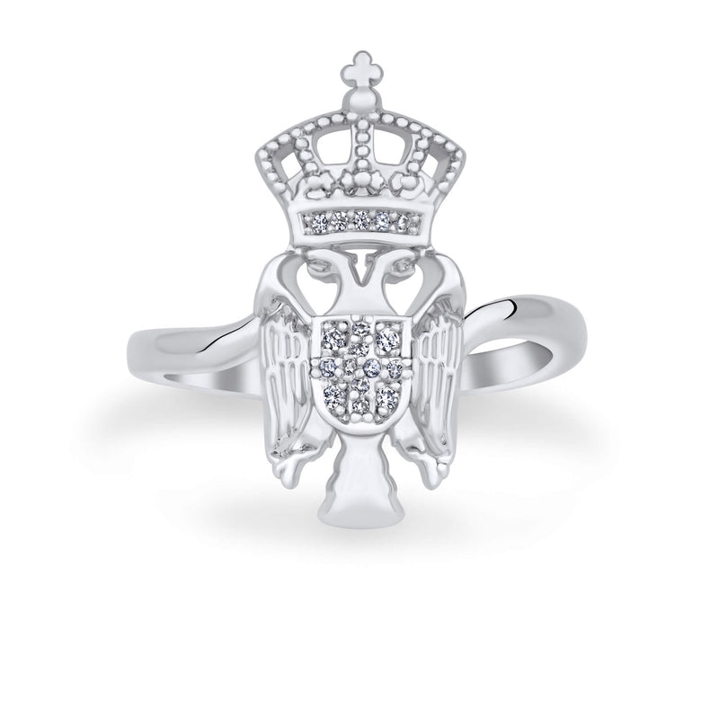 Serbien Wappen Ring | Damen