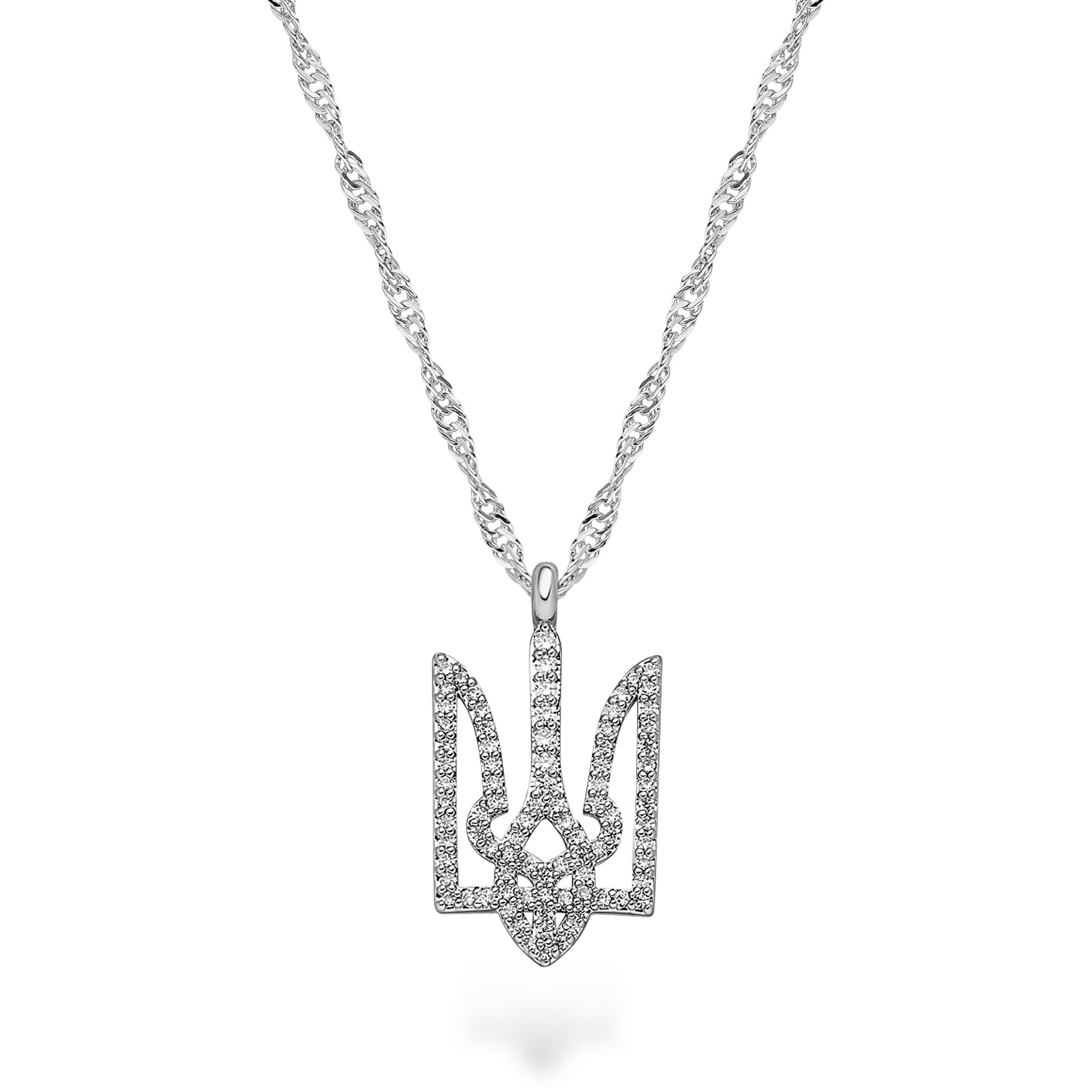 Ukrainian Trident Necklace | Women